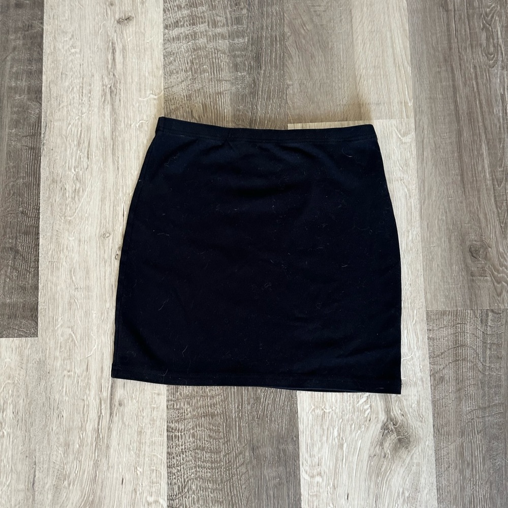 Simple Cotton Mini Skirt